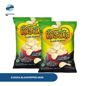 Kusuka Blackpepper Cassava Chips 60 gr