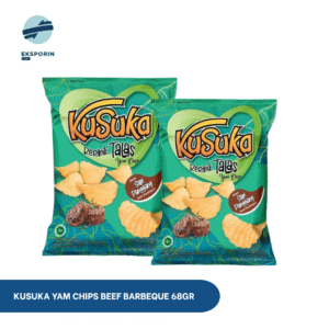 Kusuka Yam Chips Beef Barbeque – 68 gr