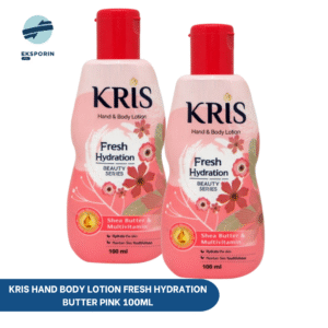 KRIS HAND BODY LOTION FRESH HYDRATION  BUTTER PINK 100ML