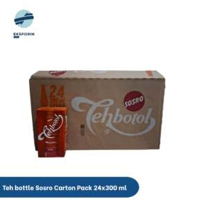 Tea bottle Sosro Carton Pack 24x300 ml