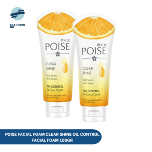 POISE FACIAL FOAM CLEAR SHINE OIL CONTROL FACIAL FOAM 100GR