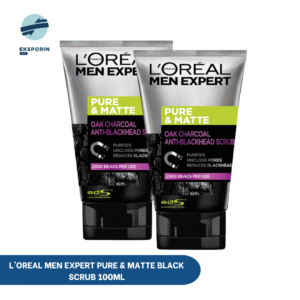 L’OREAL MEN EXPERT PURE & MATTE BLACK SCRUB 100ML